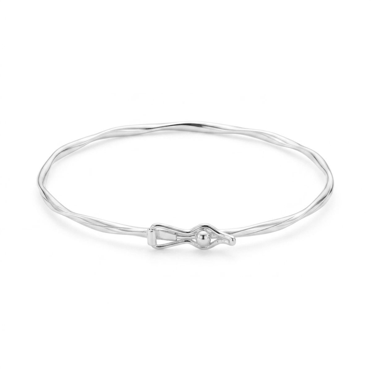 Bracelete Fio Torcido em Prata 925