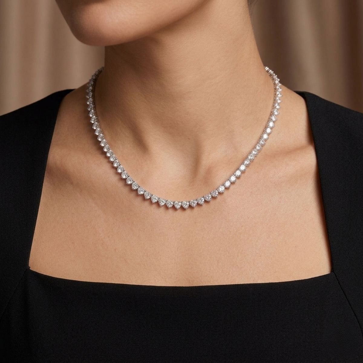 Colar Gargantilha Riviera 3 Garras 3mm em Prata 925
