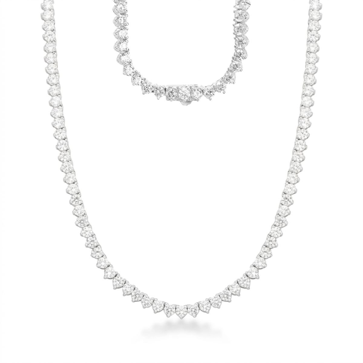 Colar Gargantilha Riviera 3 Garras 3mm em Prata 925