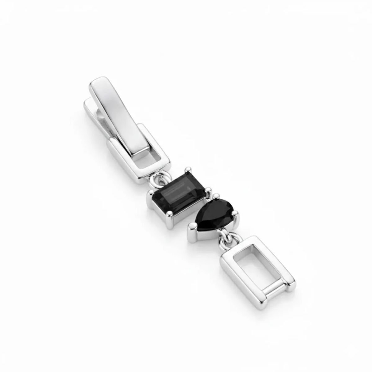 Colar Riviera Black Brilho de Gala em Prata 925