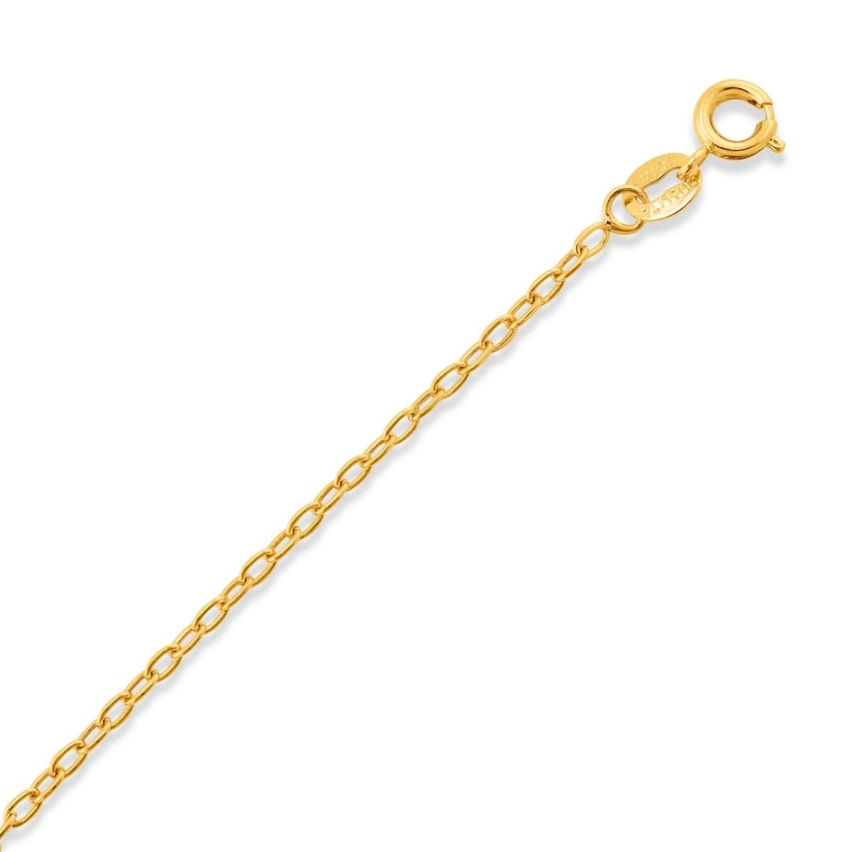 Colar Trevo da Sorte Vintage Folheado a Ouro 18K