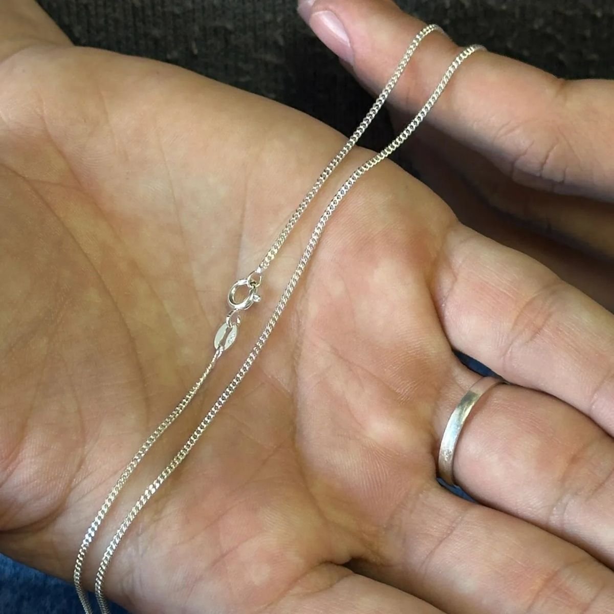 Corrente Grumet Clássica 1,5mm em Prata 925