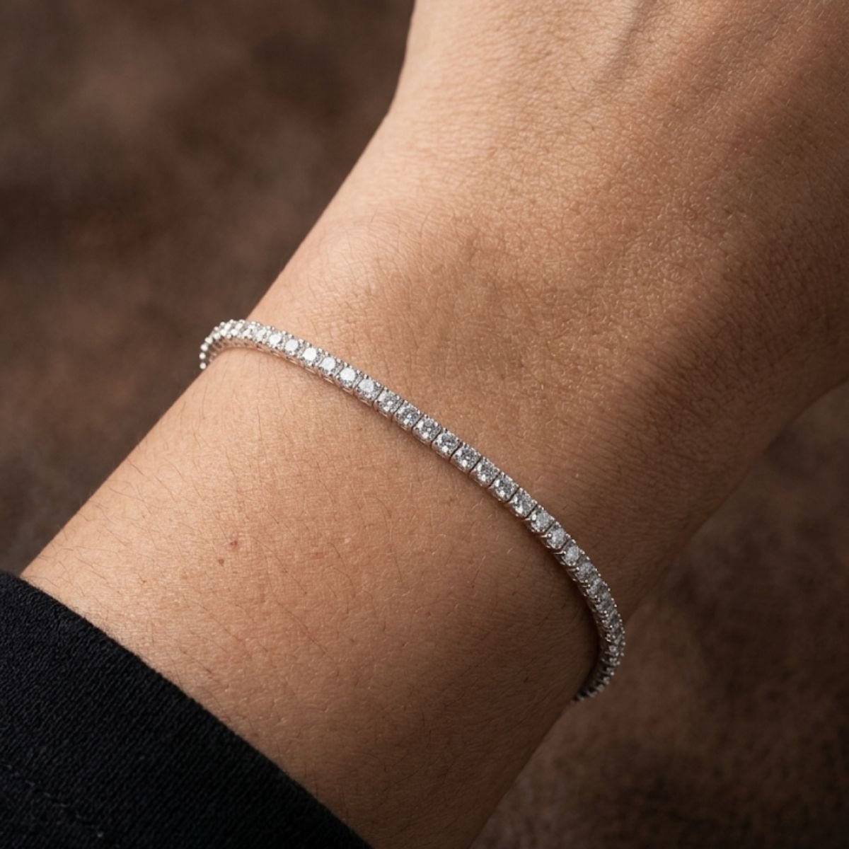 Pulseira Riviera Clássica em Prata 925
